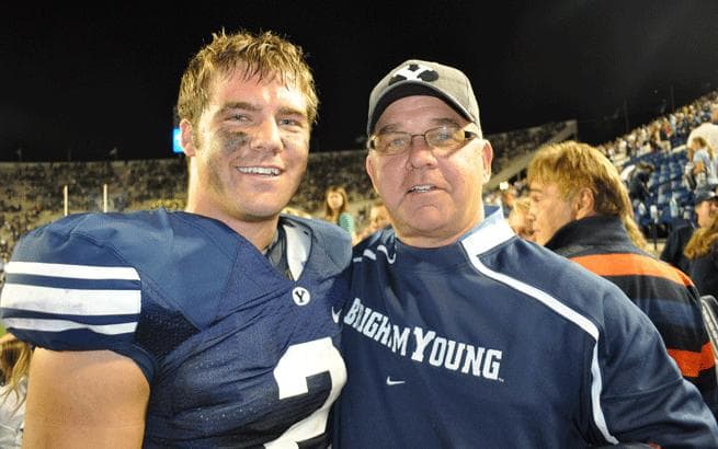 One of eight children, Spencer Hadley worked on the family farm with his father, Alan, in Washington.